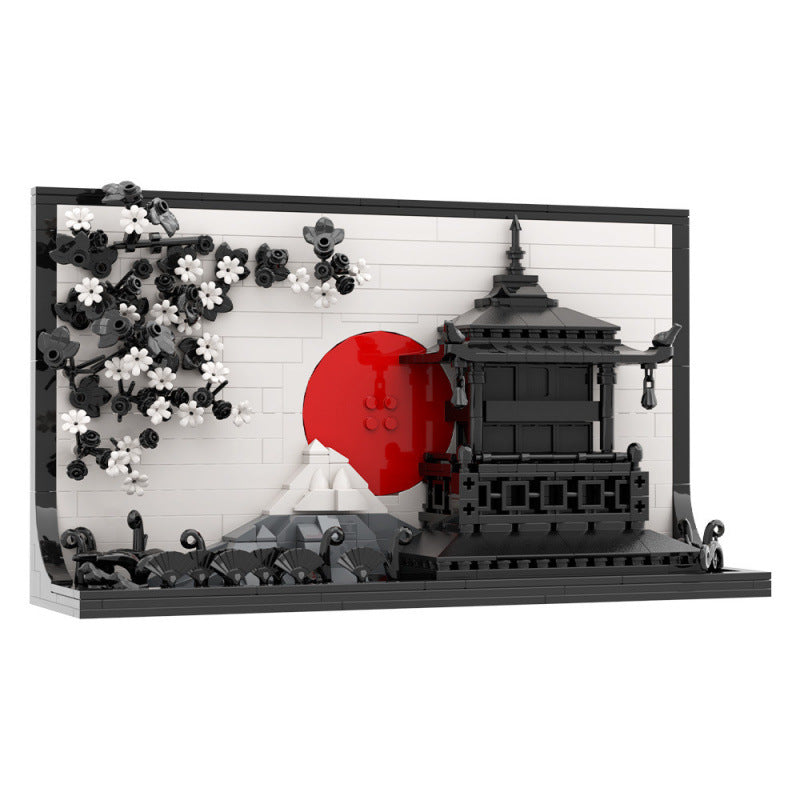 Japanese Art-Inspired Building Block Set