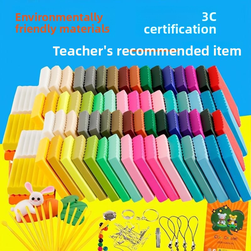 Soft Modeling Clay Set with Color Options