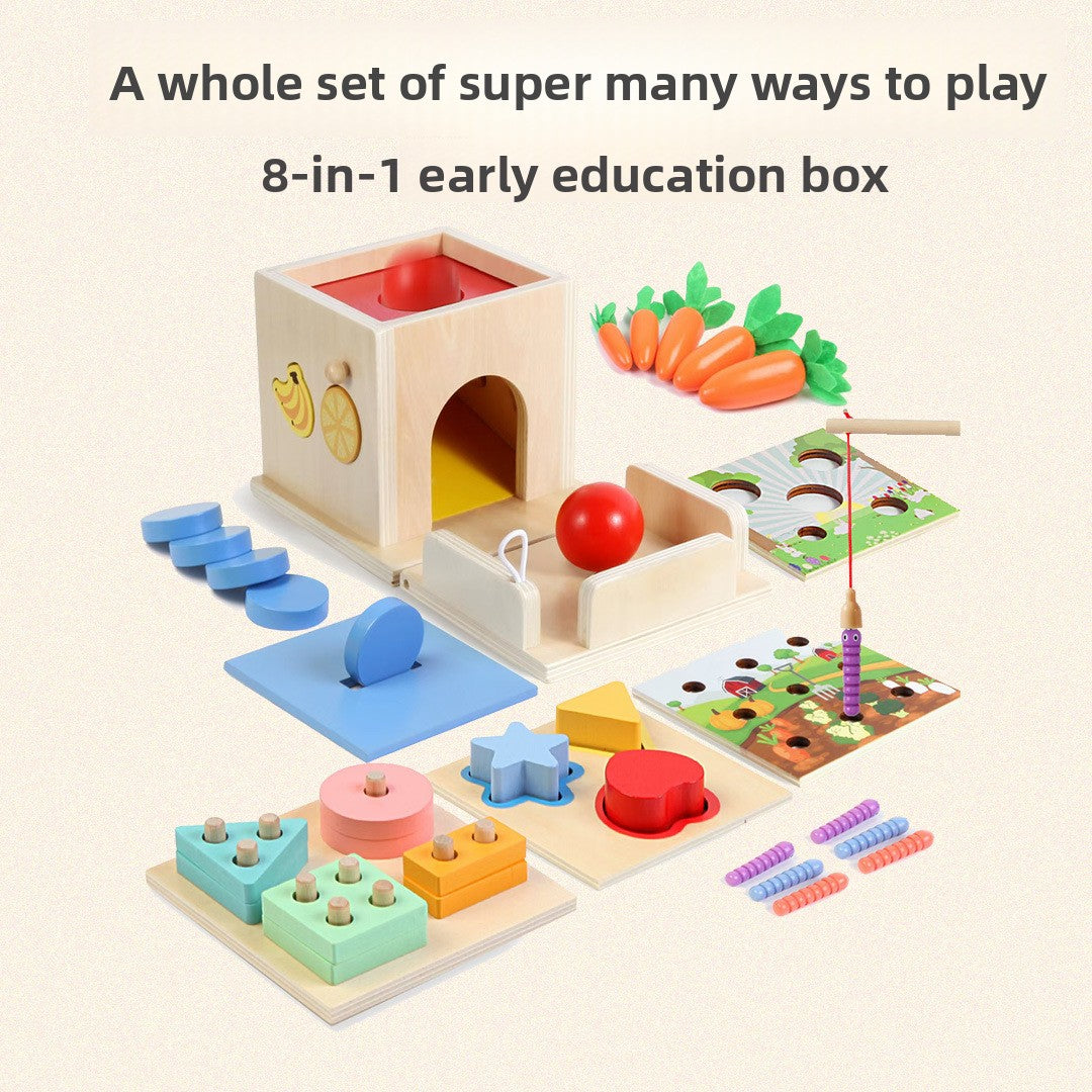 Montessori Wooden Blocks Set for Kids