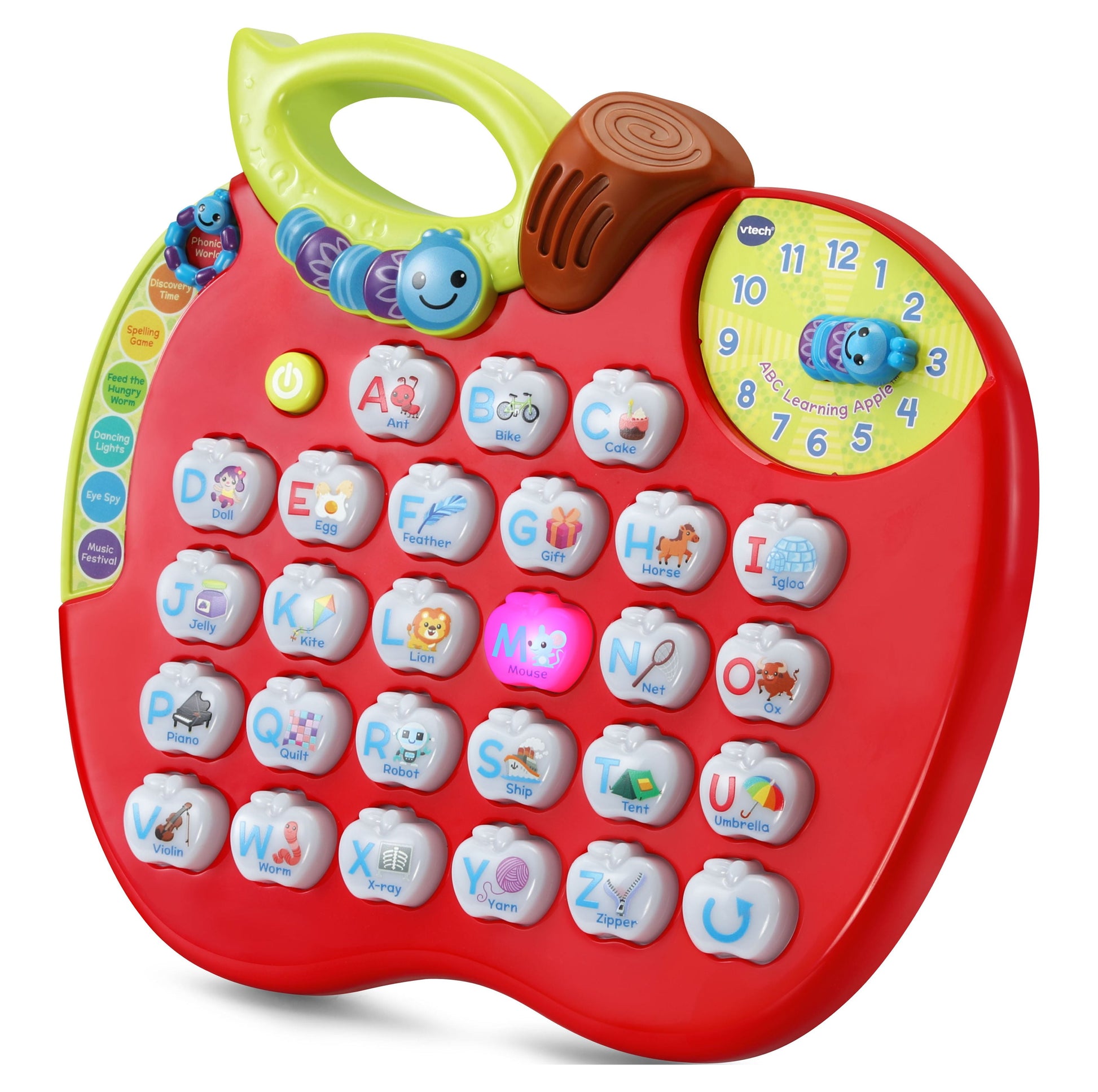 ABC Learning Apple Interactive Alphabet and Phonics Toy for Preschoolers, 2-5 Years