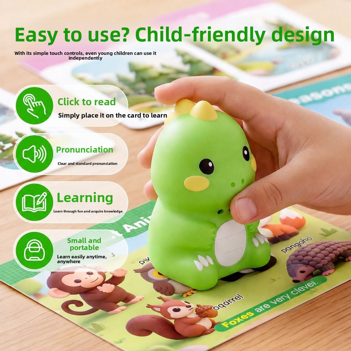 Children’s English Reading Pen Set with Word Cards