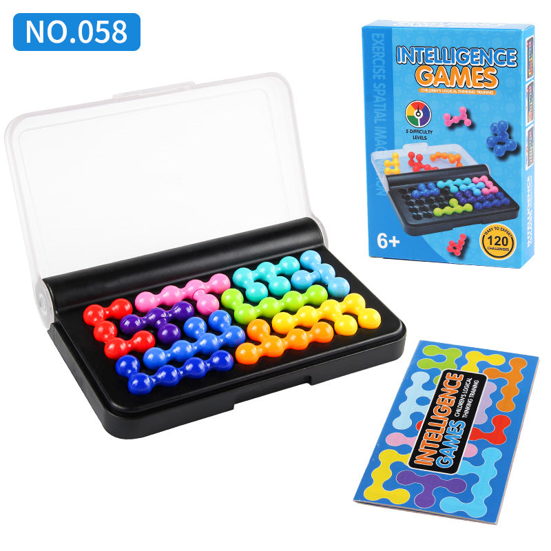 Mini Logic Puzzles – Beads, Shapes & Ring Options