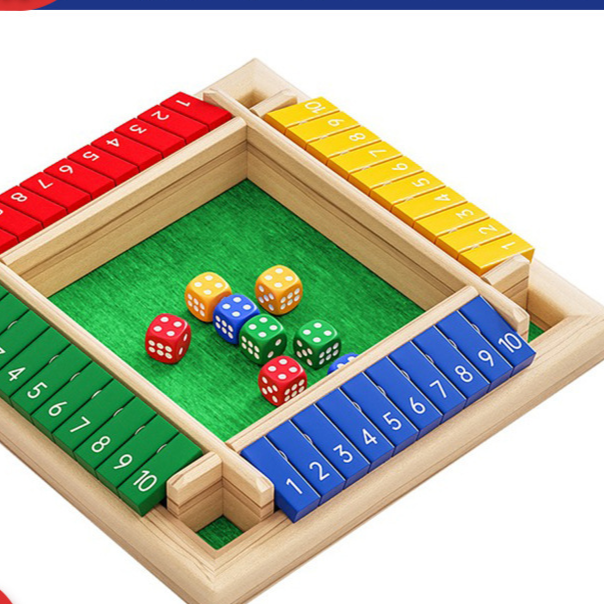 Number Flip-Card Board Game – Color Options
