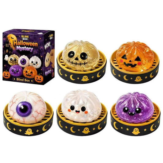 Halloween Character Squishy Toys – Ghost & Pumpkin Styles Wonder Kids Toy