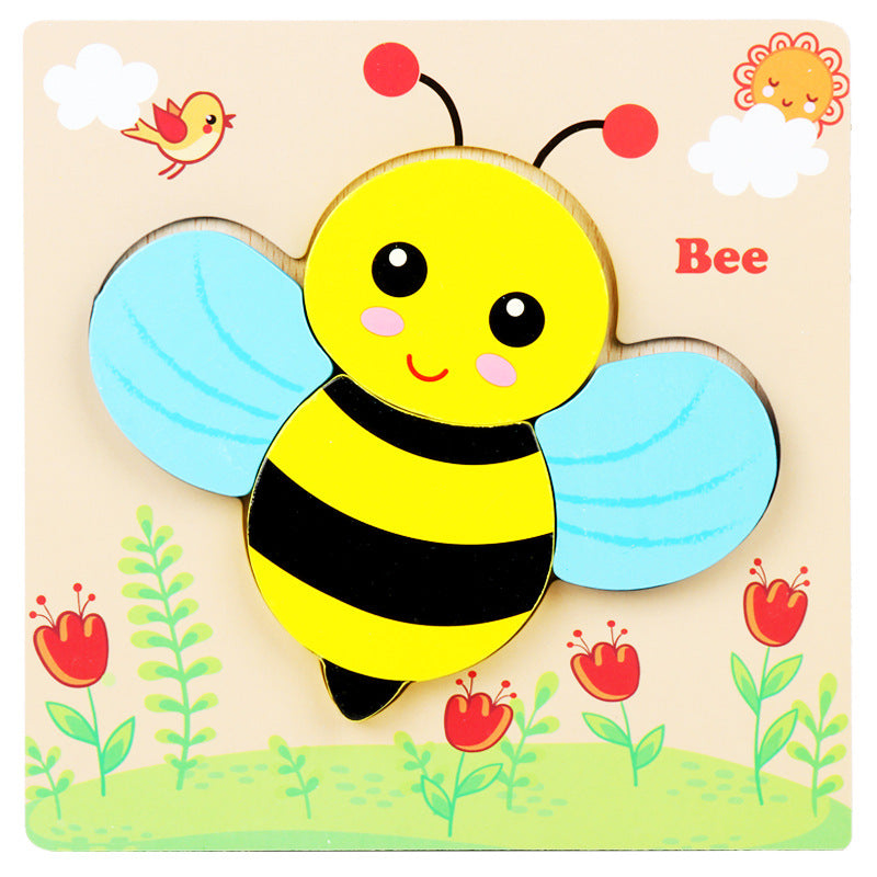 Wooden 3D Puzzle Educational Toy