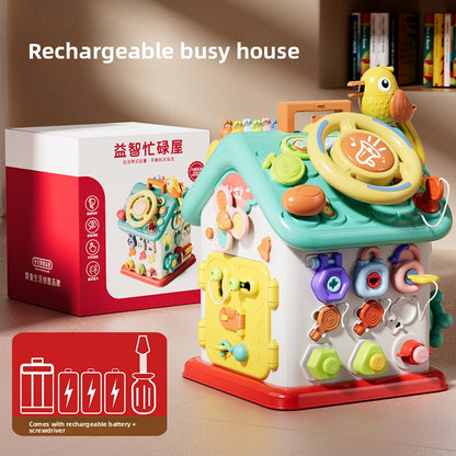 Montessori Six-Sided Busy House Toy