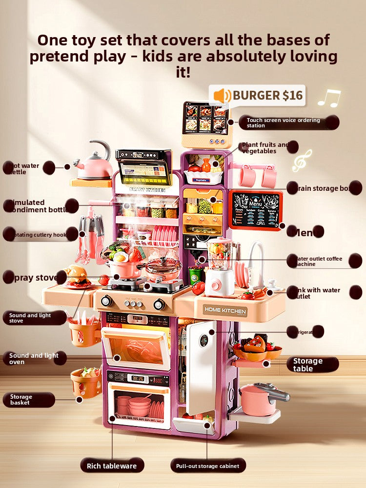 Kids Kitchen Pretend Play Set