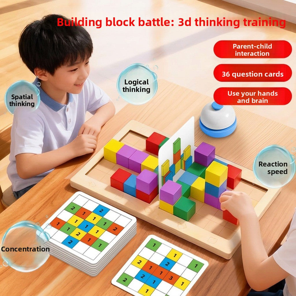 3D Logic Building Block Game for Kids