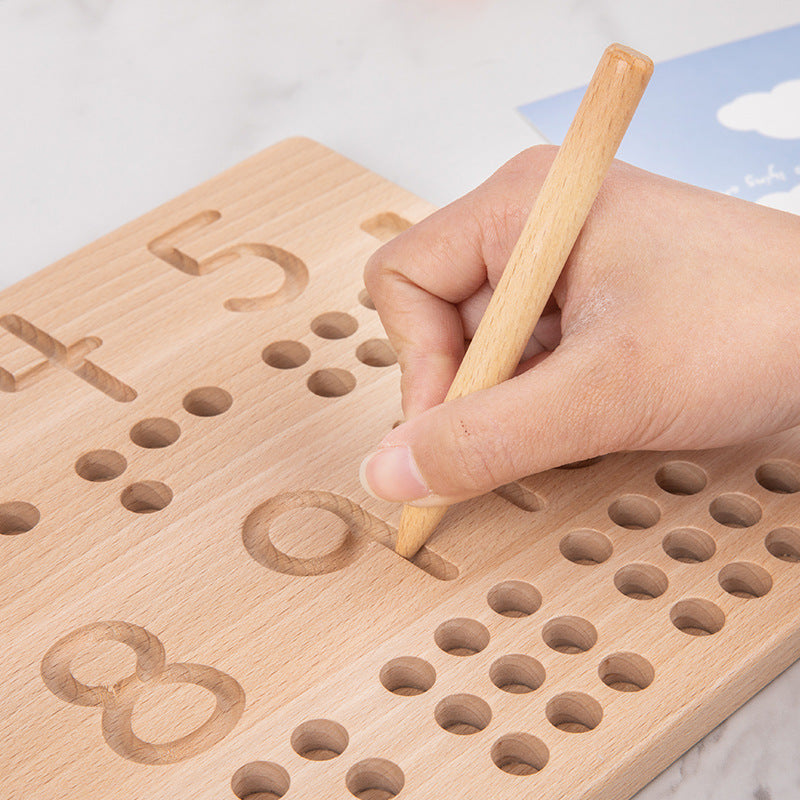 Wooden Letter, Number & Matching Boards – 4 Options