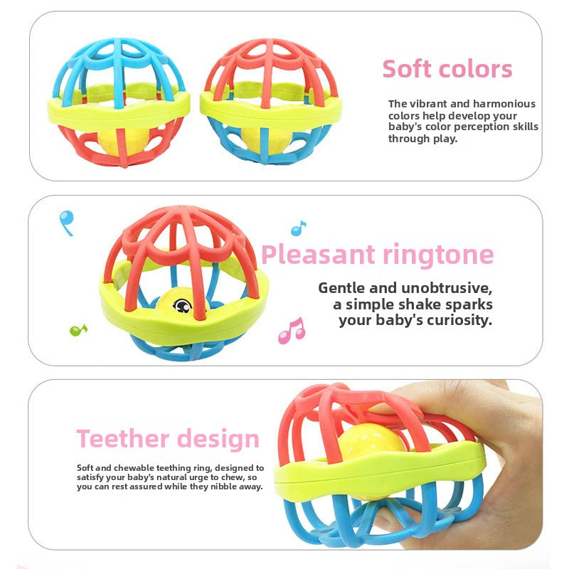 Soft Baby Rattle Ball & Dumbbell Rattle – Variant Options