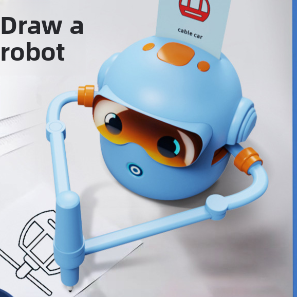 Card-Reading Drawing Robot – Blue or Pink Versions