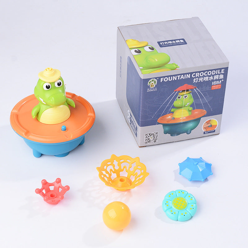 Water Spray Crocodile Bath Toy