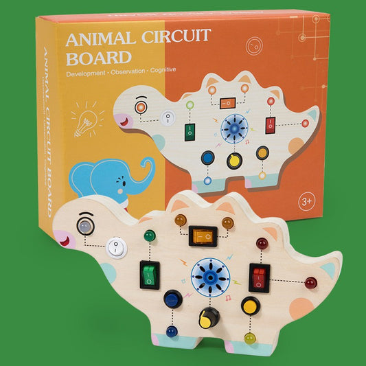 Wooden LED Busy Boards – Animal, Switch & Cube Styles
