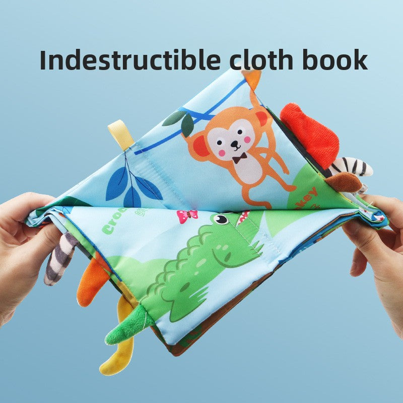 Animal Tail Cloth Book for Babies – 3 Sensory Themes