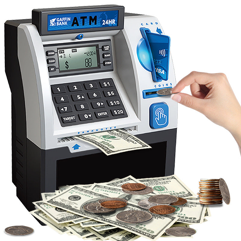 ATM Piggy Bank for Kids Money Learning