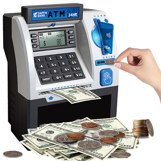 ATM Piggy Bank for Kids Money Learning