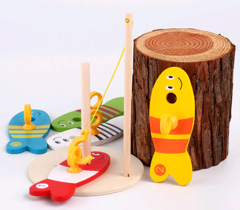 Reel in the Fun: The Ultimate Wooden Fishing Toy Set for Kids – 10X the Joy, 10X the Development! 🎣🌳