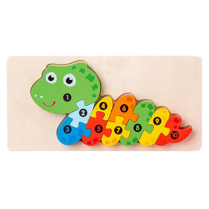 Explore & Learn: Wooden Educational Puzzle Toys for Kids! 🌳🧩