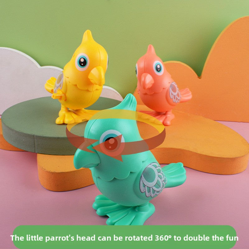 Wind-Up Parrot Toy – Random Color