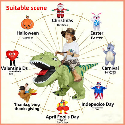 Dinosaur Inflatable Costume for Kids and Adults