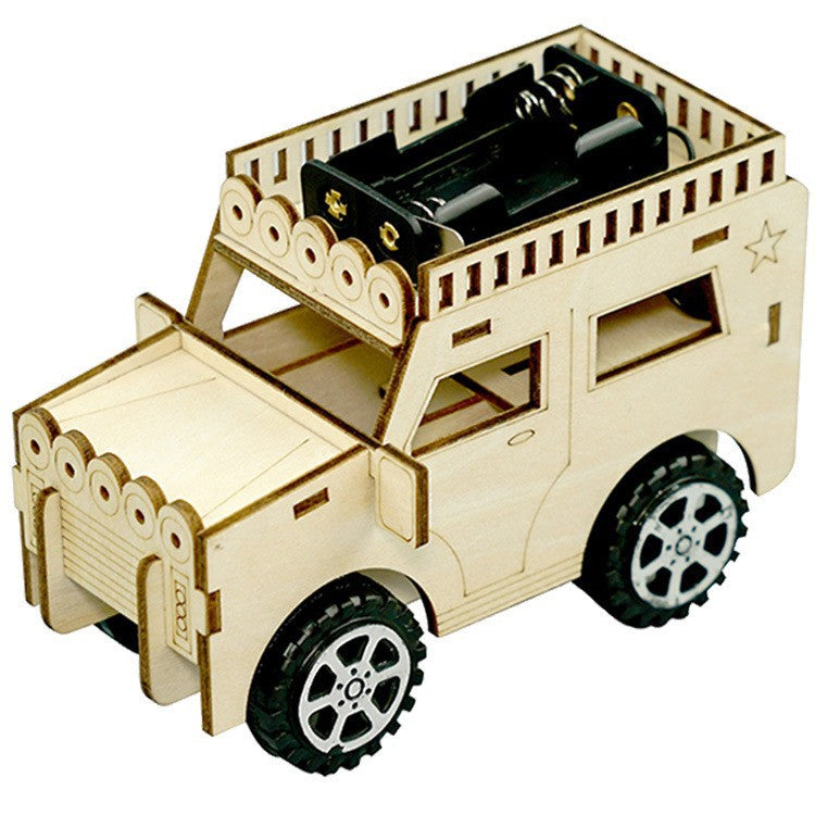 Solar-Powered DIY Science Car Building Kit