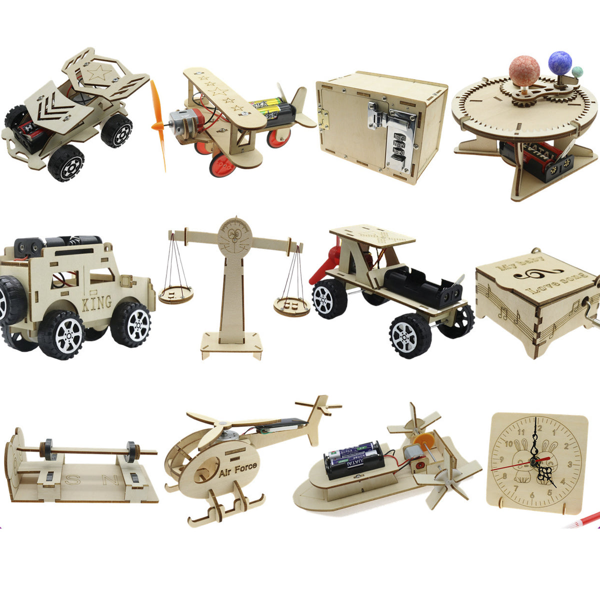 Wooden Physics Experiment Kits – Project Options