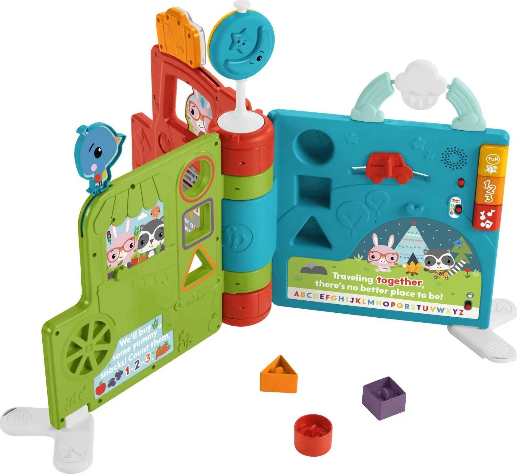 Sit-To-Stand Giant Activity Book Infant to Toddler Learning Toy Play Center