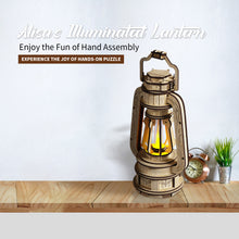 3D Wooden Illuminated Lantern Puzzle Kit