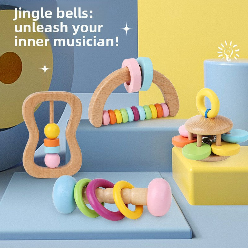 Wooden Rattle Toy for Infants