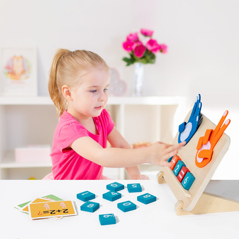 Wooden Finger Counting & Arithmetic Learning Board