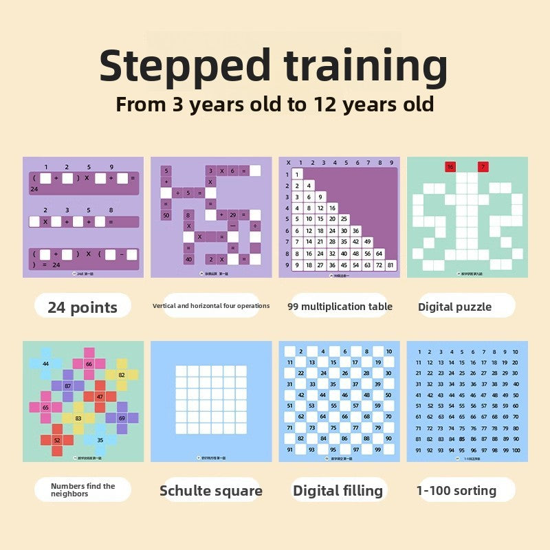Montessori Hundred Board for Kids