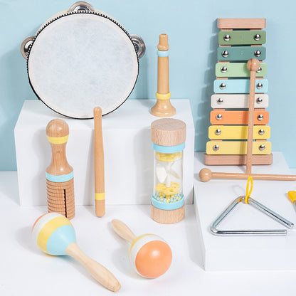 Wooden Musical Instrument Set for Infants