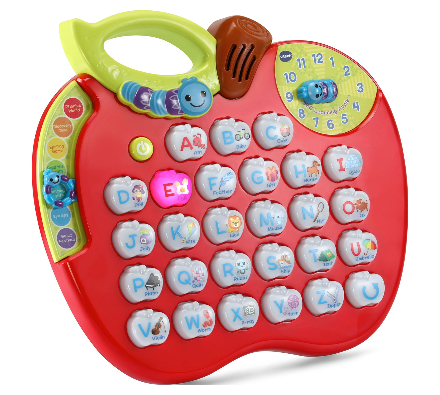 ABC Learning Apple Interactive Alphabet and Phonics Toy for Preschoolers, 2-5 Years