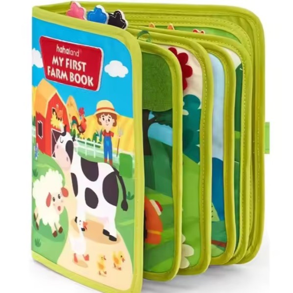 3D Farm Animal Cloth Book for Toddlers