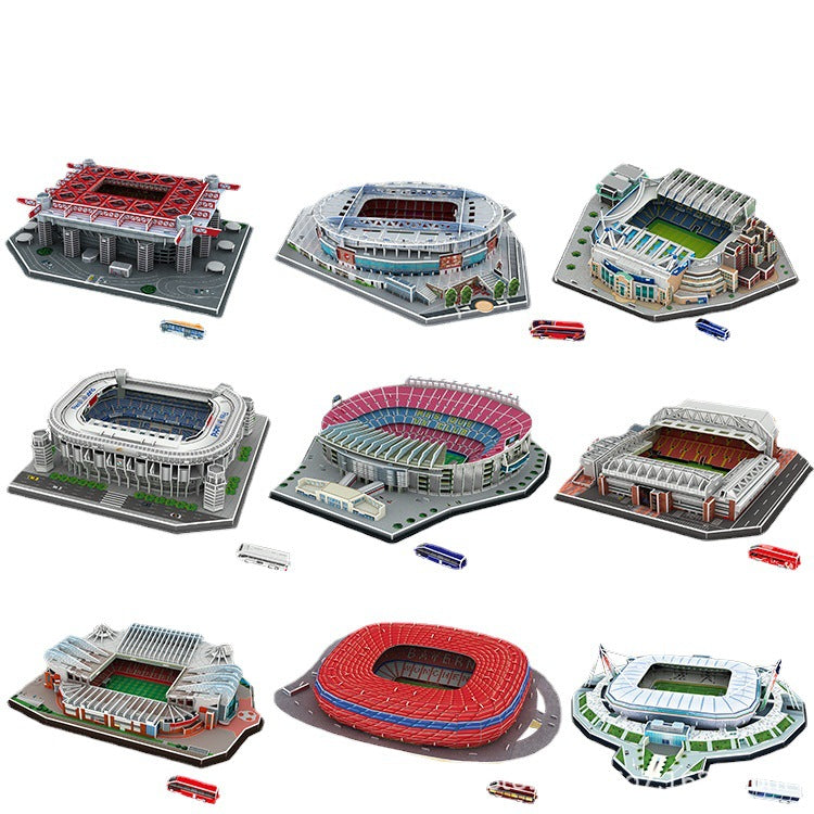 3D Stadium Puzzle Model for Kids