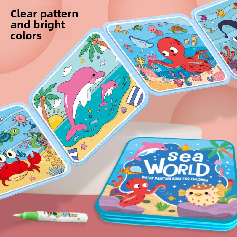 Reusable Water Drawing Book for Kids