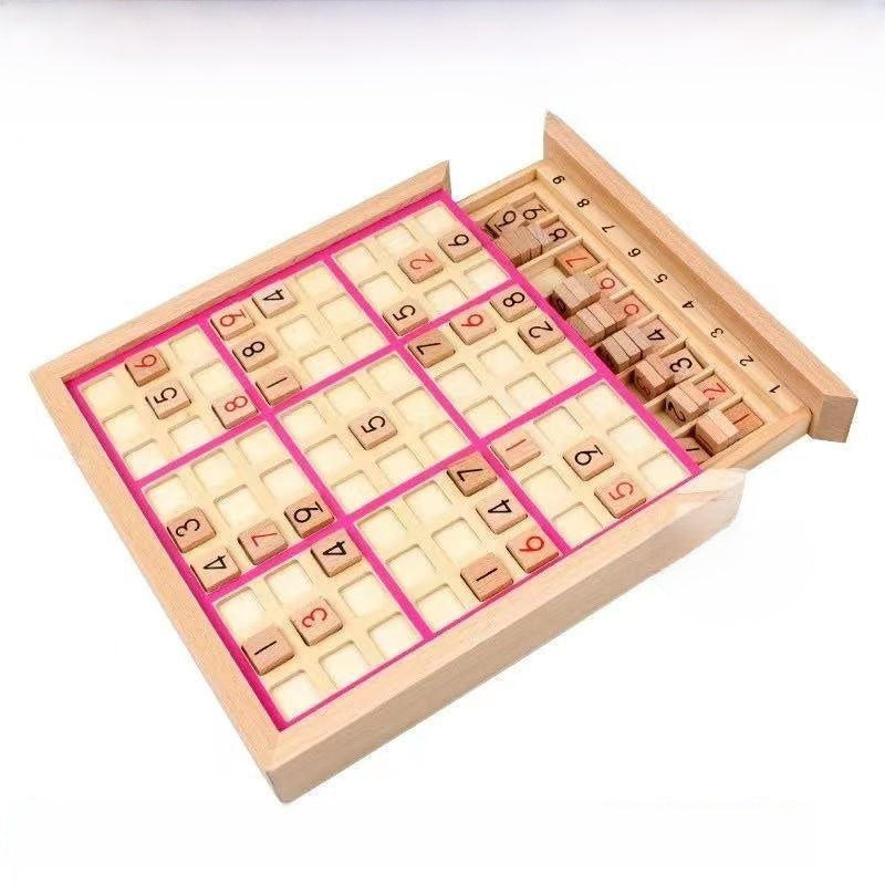 Wooden Sudoku Board Game for Kids