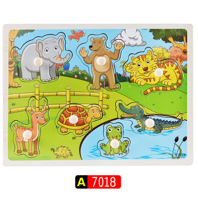 Montessori Wooden Alphabet Puzzle Board
