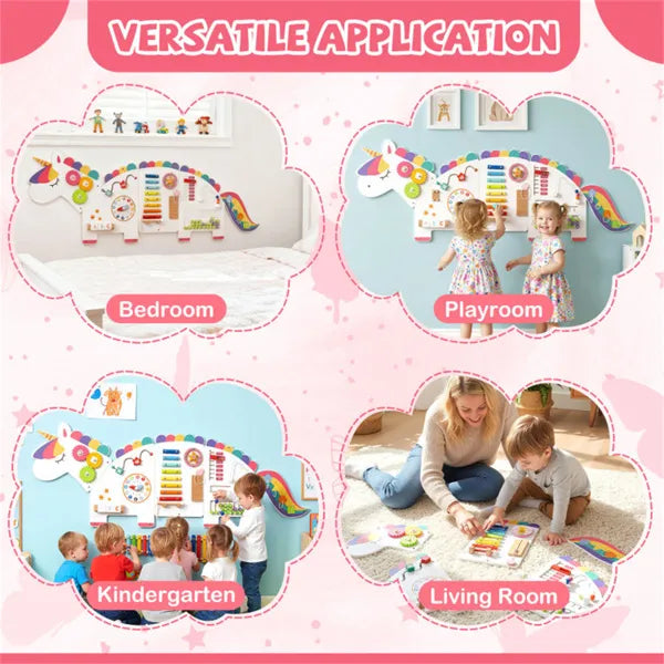 11-in-1 Dinosaur Activity Wall Busy Board