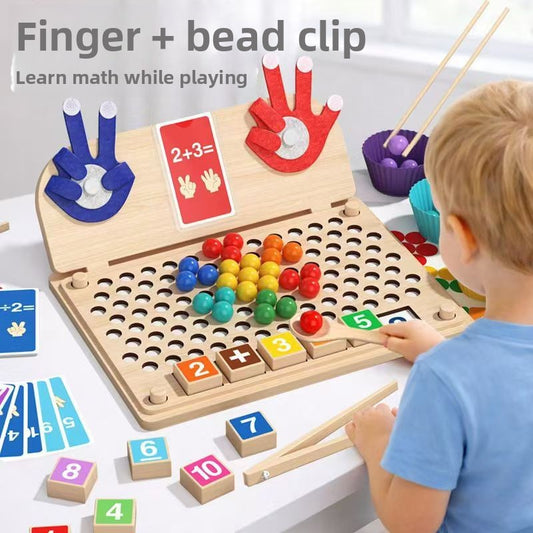 Wooden Finger Arithmetic Games – Seven Activity Options