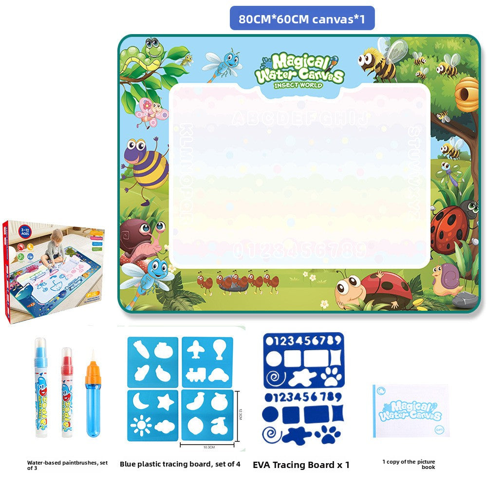 Reusable Water Drawing Mat for Kids, 80 × 60 cm