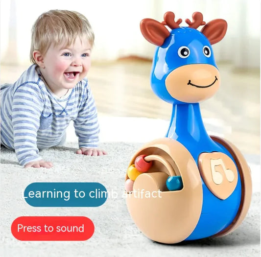 Wobble & Learn: Children's Tumbler Educational Toy for Early Learning! 🦖👶