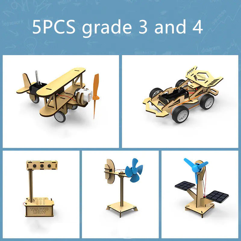Innovate & Explore: STEM Educational Wooden DIY Science Toys for Kids! 🧪🪵