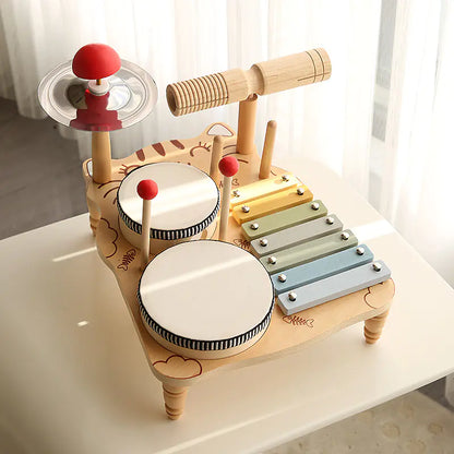 Rhythm & Grow: Multifunctional Music Drum Toy for Early Education! 🥁🎶
