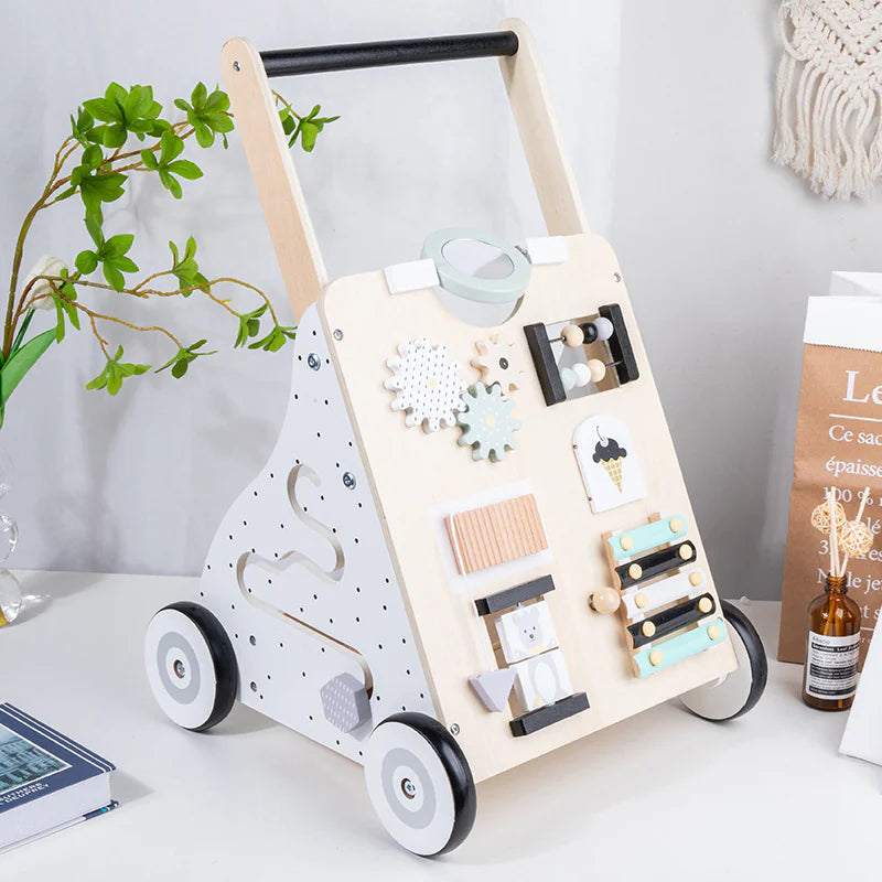 Step into Learning: Children's Early Childhood Education Walker Trolley! 🚶♀️🌈