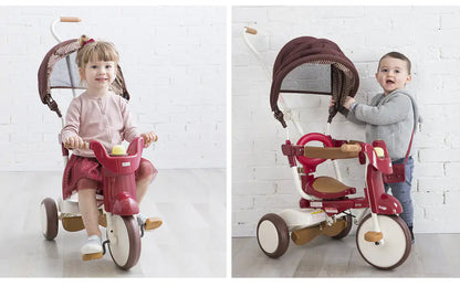 Smart Living, Joyful Riding: SS Tricycle with UV Canopy! 🚲☀️