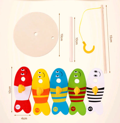 Reel in the Fun: The Ultimate Wooden Fishing Toy Set for Kids – 10X the Joy, 10X the Development! 🎣🌳