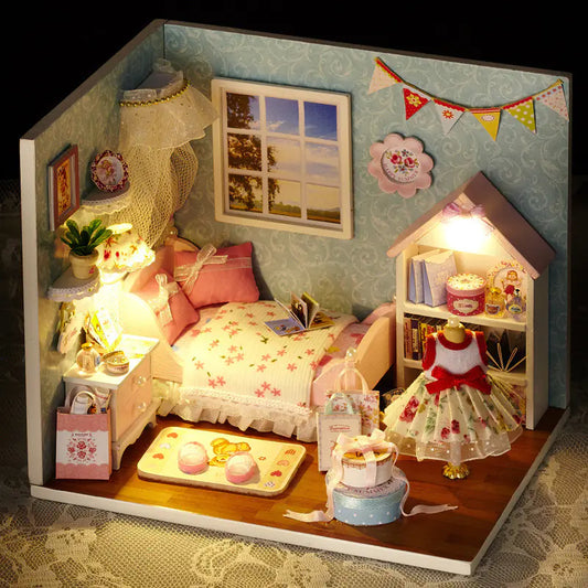 Build Your Dream: DIY Wooden House Puzzle Kit - Educational Toy! 🏡🎶