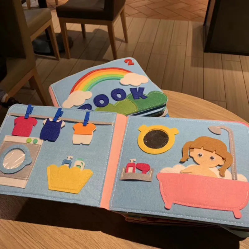 Cuddle & Learn: Montessori Series Children's Baby Cloth Book! 📚👶