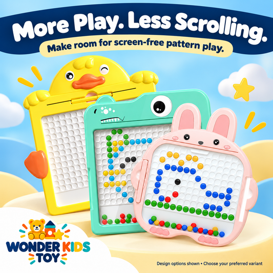 Magnetic Drawing Board for Kids – Reusable Doodle Toy